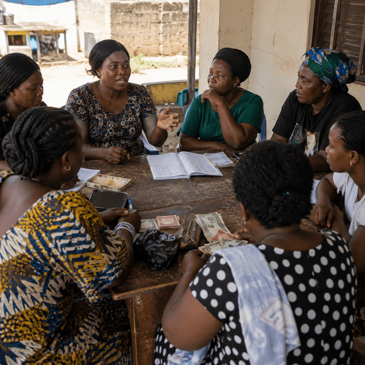 Group Loans — community group meeting